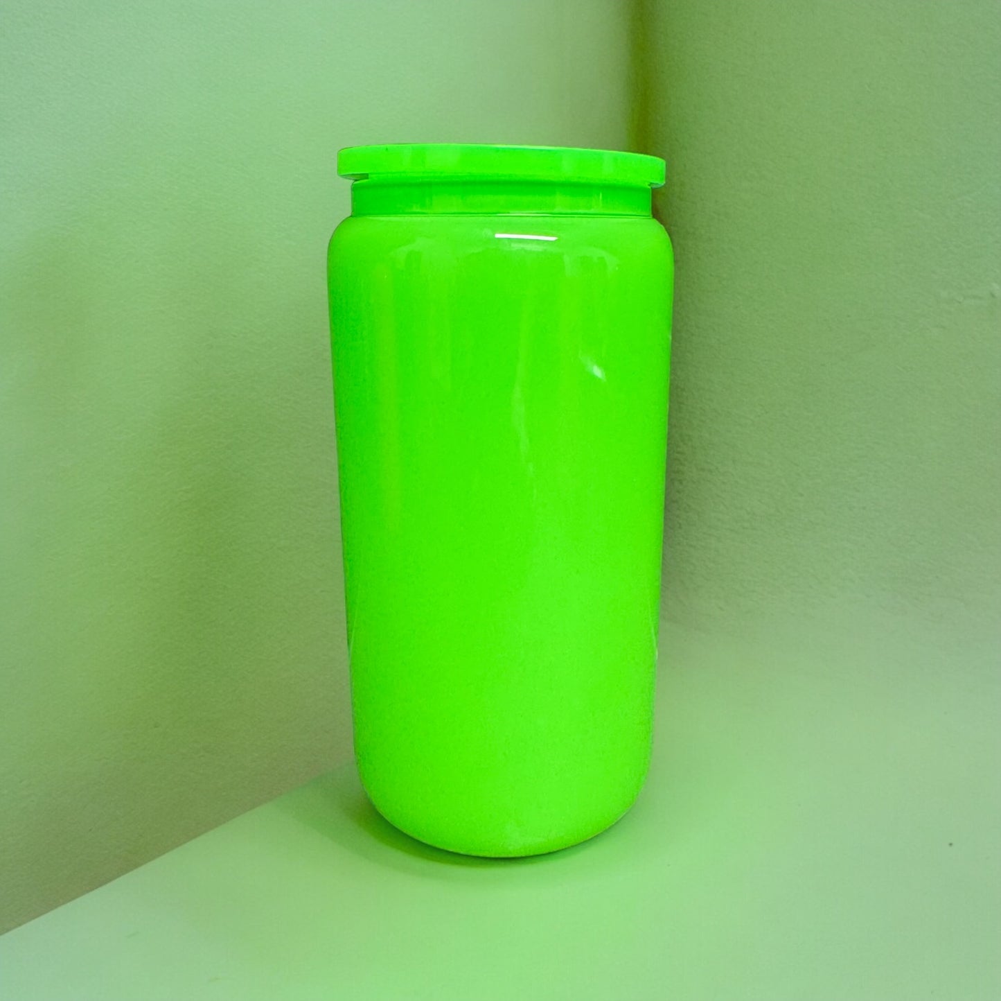 16oz Neon Glass Cup Sublimation