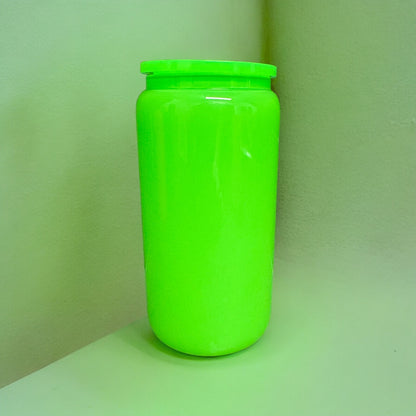 16oz Neon Glass Cup Sublimation